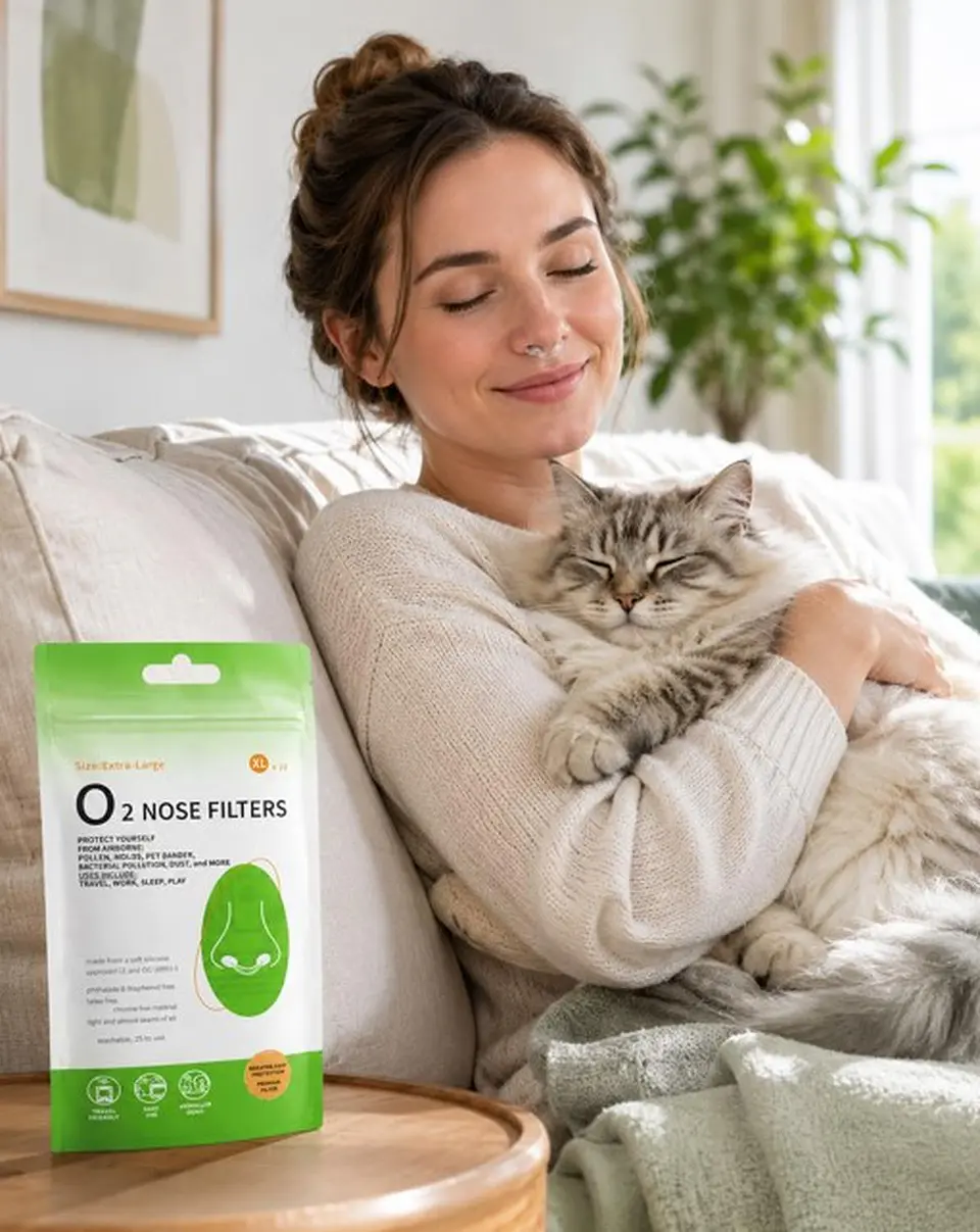 filtro nasal para alergia polvo gatos 10 unidades 3