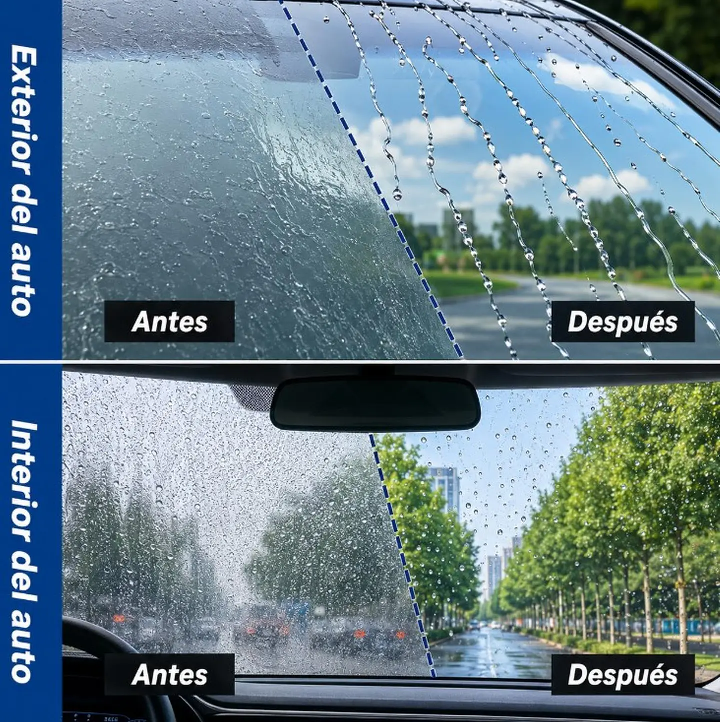 Liquido Repelente De Agua Parabrisas 2