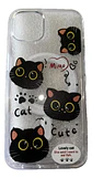 Carcasa iPhone Gatos Transparente/ iPhone 13-14-15 - Miniatura 2