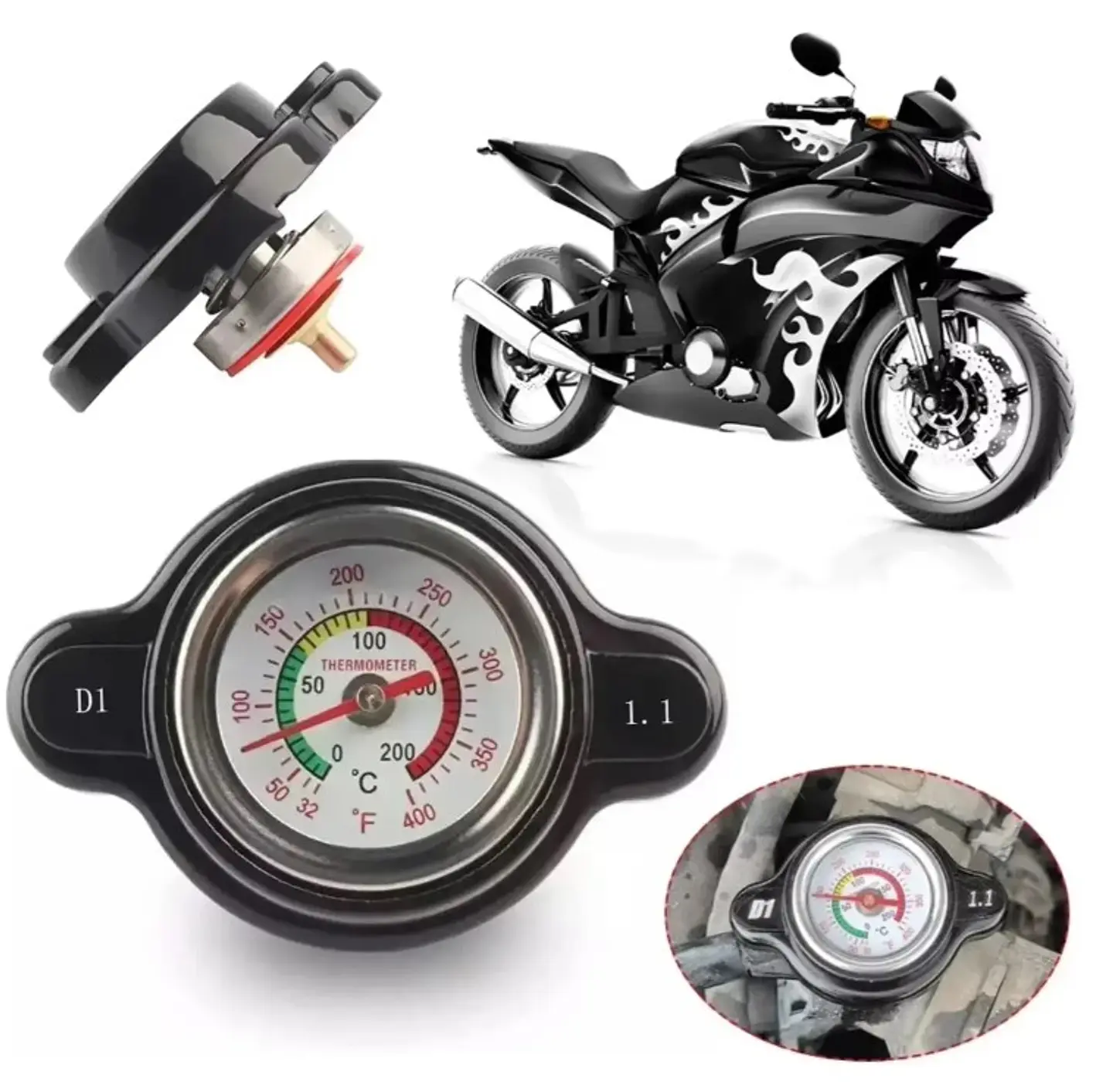Sensor temperatura moto en radiador 3