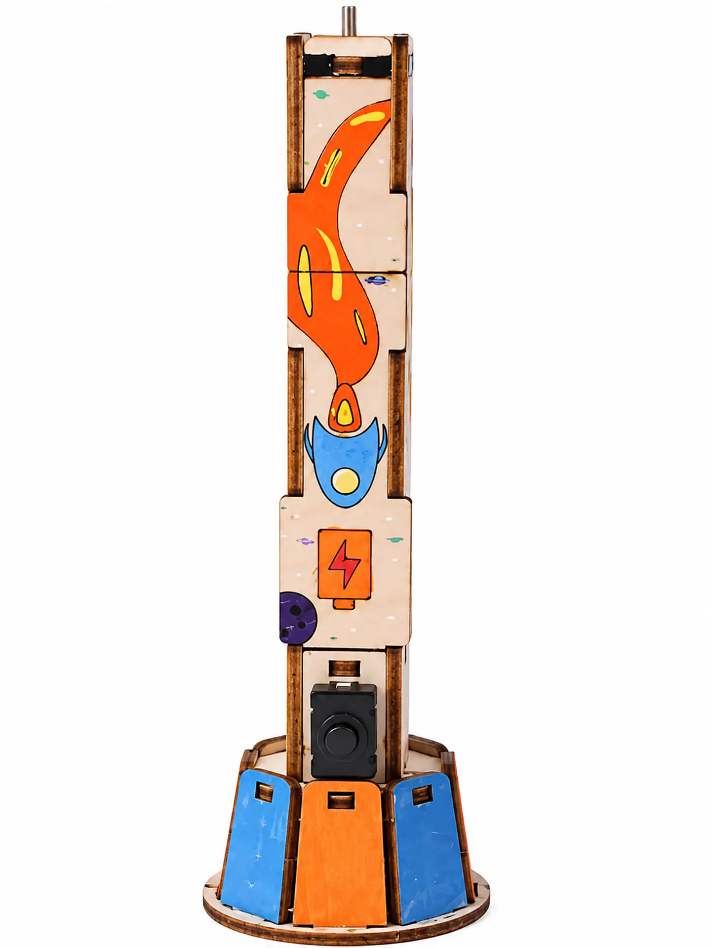 Linterna de juguete armable puzzle pintable 3