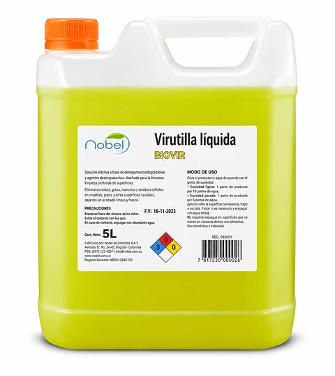 Virutilla Liquida Removedor De Cera para pisos 5 litros