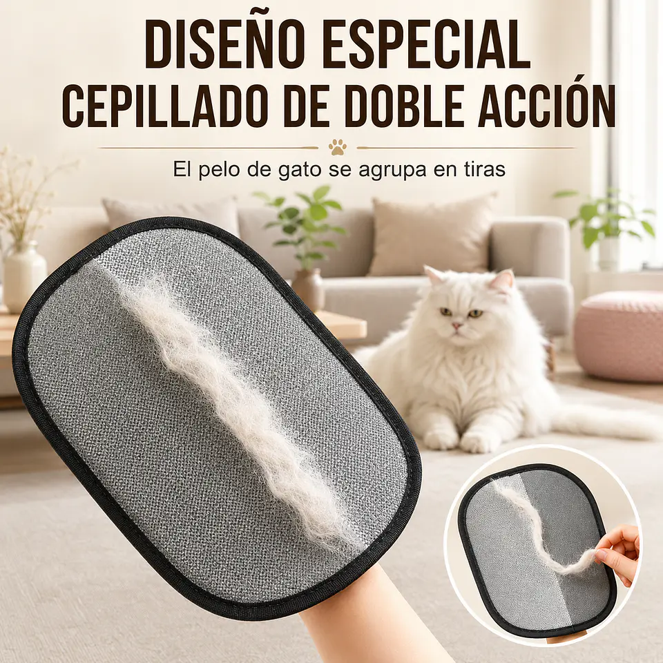 2 Guantes Quita Pelos Para Mascotas Perros Y Gatos 3