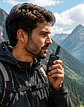 Radios Transmisor Walkie Talkie Negro Frecuencia 400-470mhz - Miniatura 2