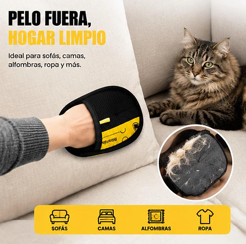 Guante Quita Pelos Para Mascotas Perros Y Gatos