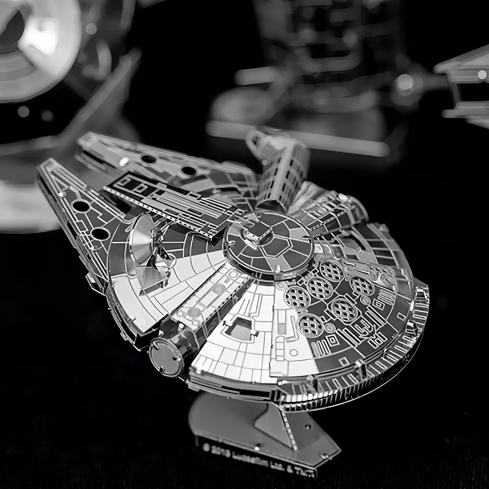 Rompecabezas Metal 3d Puzzle Falcon 4