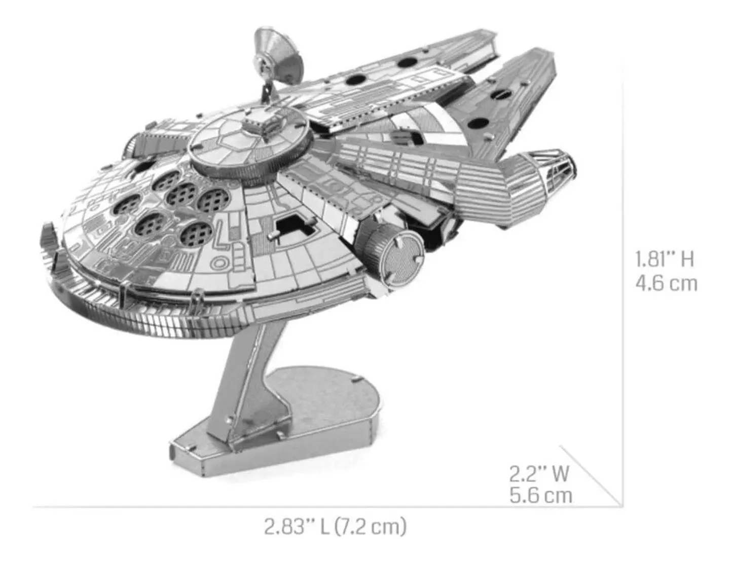 Rompecabezas Metal 3d Puzzle Falcon 8