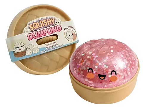 Slime Antiestres Regalo Squishy Slime Dumpling Kawaii Rosa Chicle
