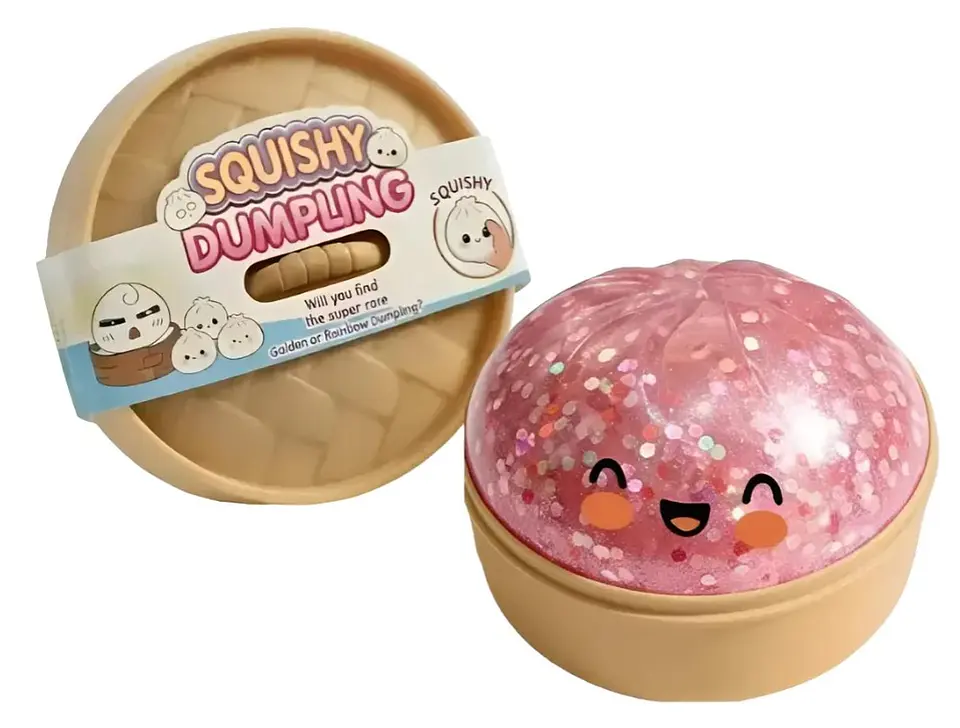 Slime Antiestres Regalo Squishy Slime Dumpling Kawaii Rosa Chicle 1