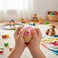 Slime Antiestres Regalo Squishy Slime Dumpling Kawaii Rosa Chicle - Miniatura 2