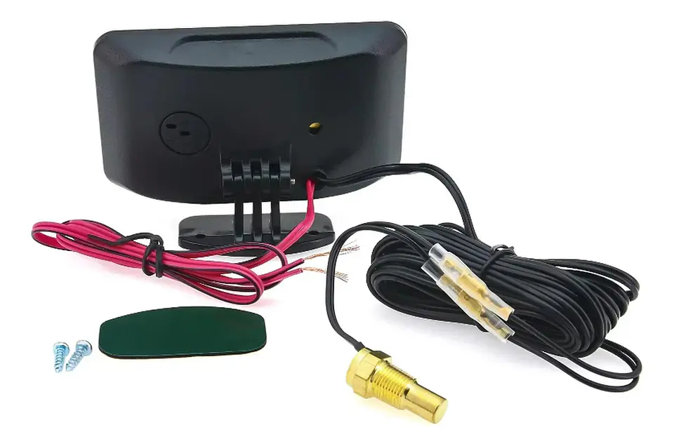 Reloj Marcador De Temperatura + Voltímetro Digital 12v-24v 4