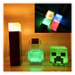 Lámpara Antorcha Minecraft Recargable 4 Colores En 1 Gamer - Miniatura 4