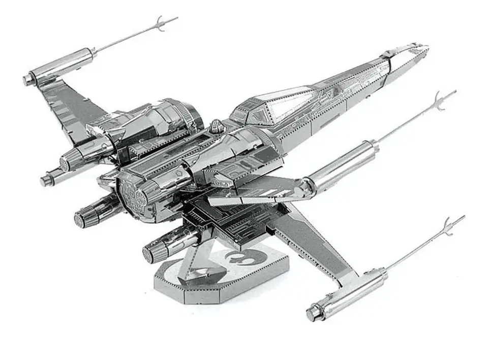 Poe Dameron's X-wing Fighter Puzzle 3d Metal Earth 2