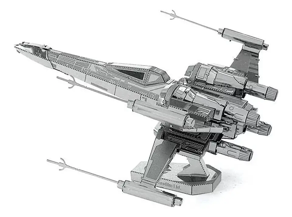 Poe Dameron's X-wing Fighter Puzzle 3d Metal Earth 3