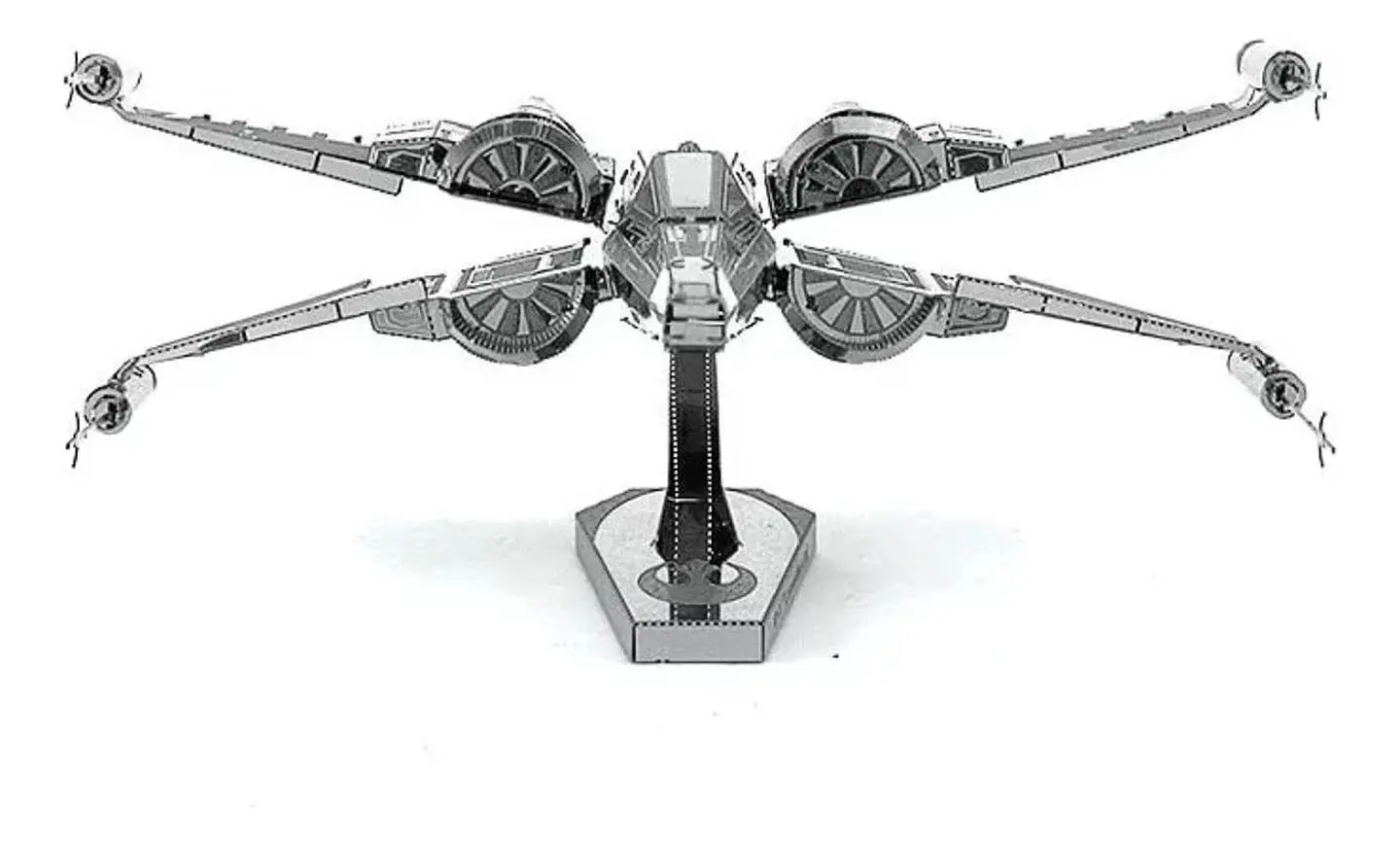 Poe Dameron's X-wing Fighter Puzzle 3d Metal Earth 4