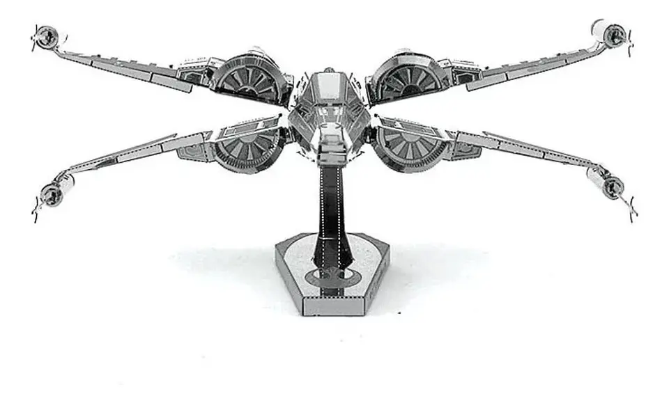 Poe Dameron's X-wing Fighter Puzzle 3d Metal Earth 4
