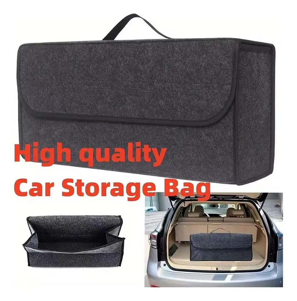 Bolso Maletin Organizador Alfombra Maletero Auto 4