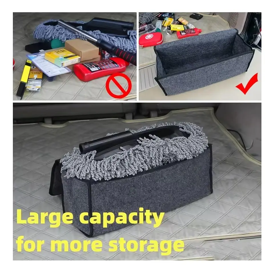 Bolso Maletin Organizador Alfombra Maletero Auto 5