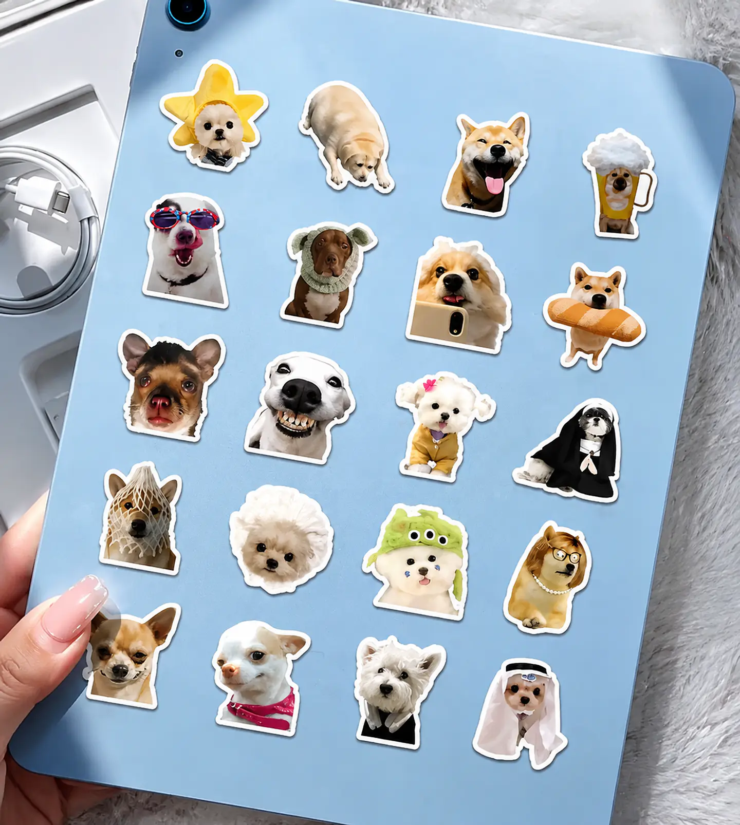 Sticker perrito meme 30 en pack para regalo 2