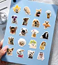 Sticker perrito meme 30 en pack para regalo - Miniatura 2