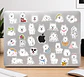 Sticker perritos samoyedo para pegar en todos lados - Miniatura 3