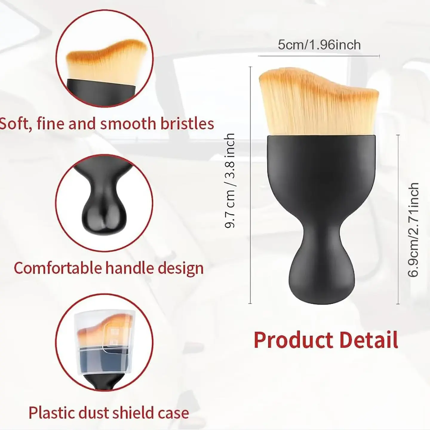 Pack 2 Cepillos De Detailing Ultra Suave Mejor Que Paño 8