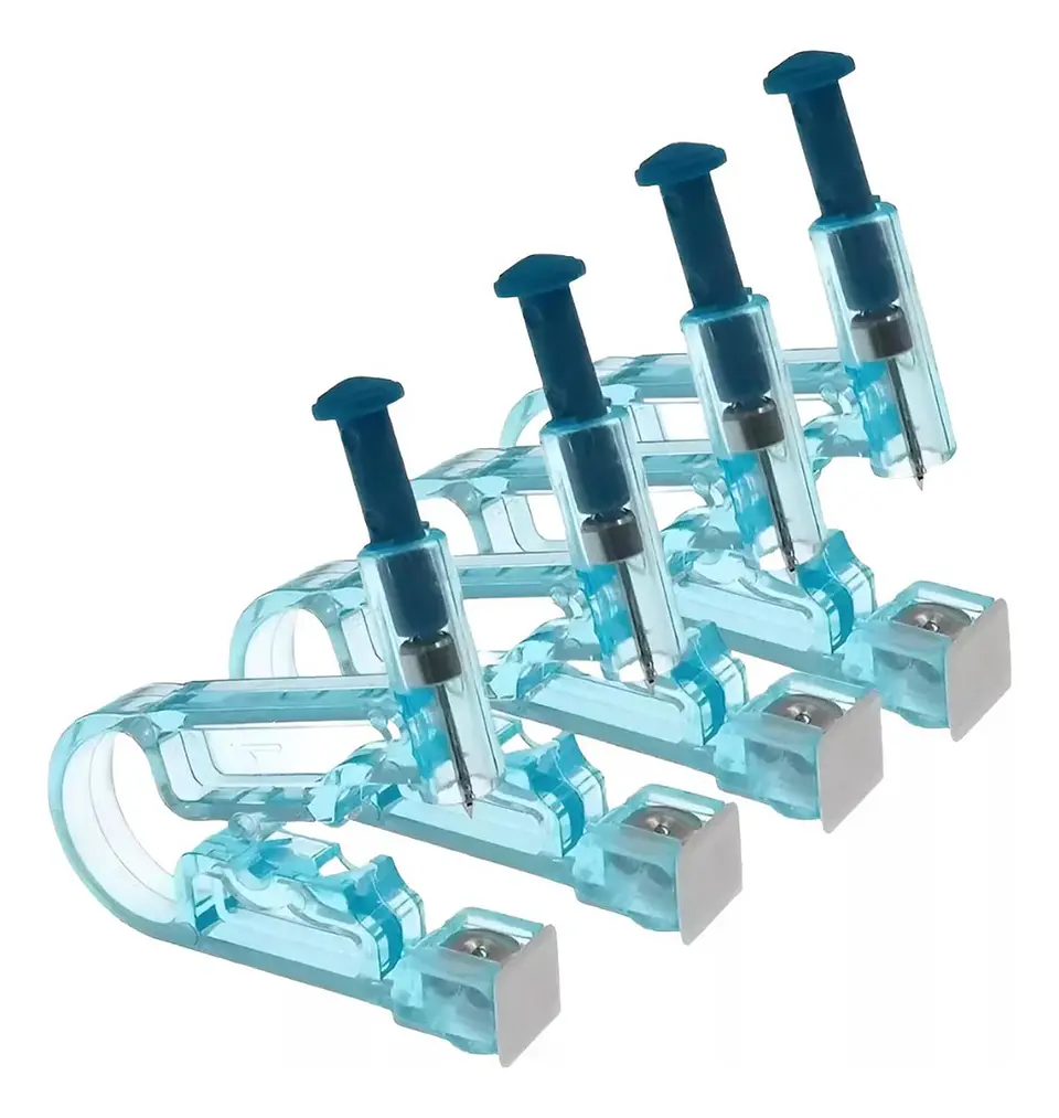Pack 4 Perforadora Orejas Piercing Orejas Aros Y Nariz 1