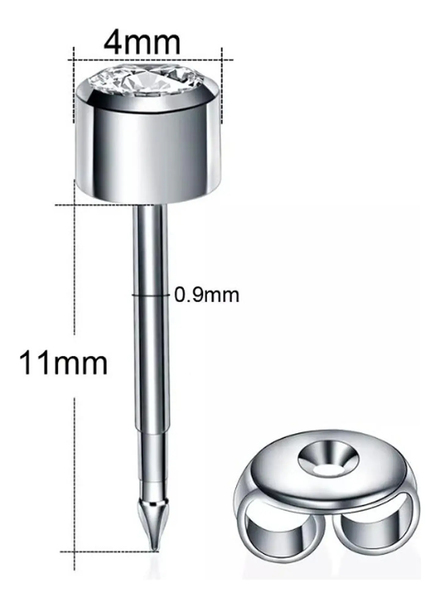 Pack 4 Perforadora Orejas Piercing Orejas Aros Y Nariz 4