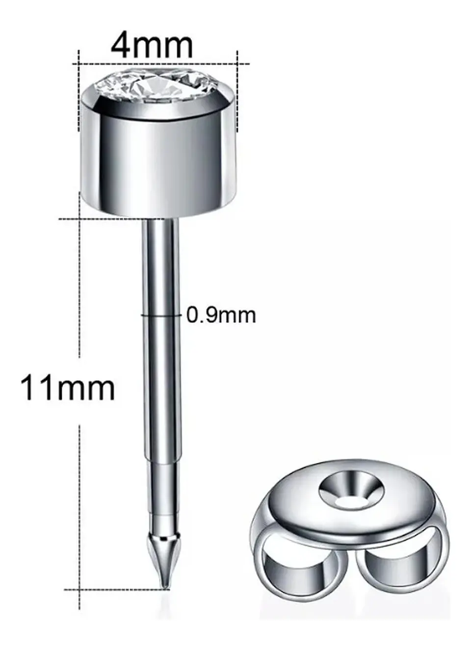 Pack 4 Perforadora Orejas Piercing Orejas Aros Y Nariz 4