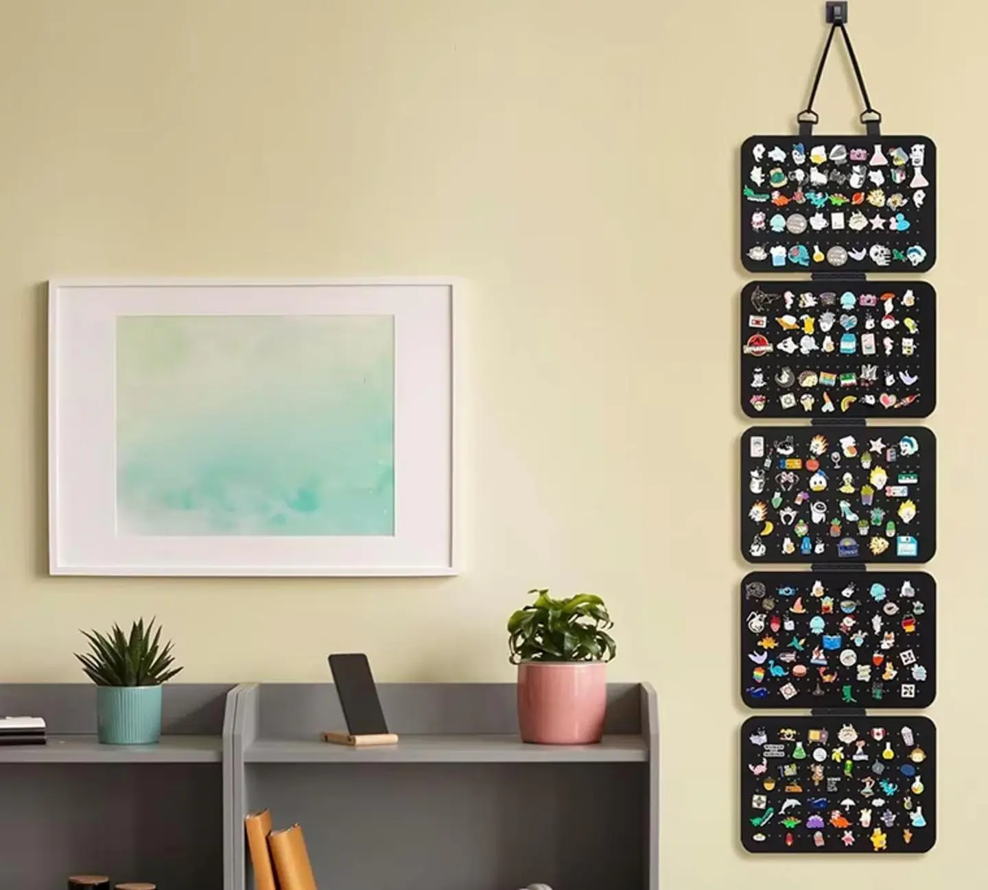 Organizador Joyas Pines Collar Caras Con Gancho 4