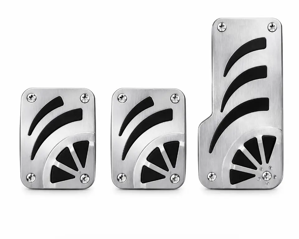 Pedales deportivos tuning universales para auto 1