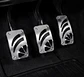 Pedales deportivos tuning universales para auto - Miniatura 3