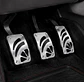 Pedales deportivos tuning universales para auto - Miniatura 4