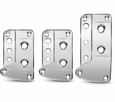 Cubrepedales Tuning Universal Racing para Auto, 3 Piezas