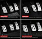 Cubrepedales Tuning Universal Racing para Auto, 3 Piezas - Miniatura 2