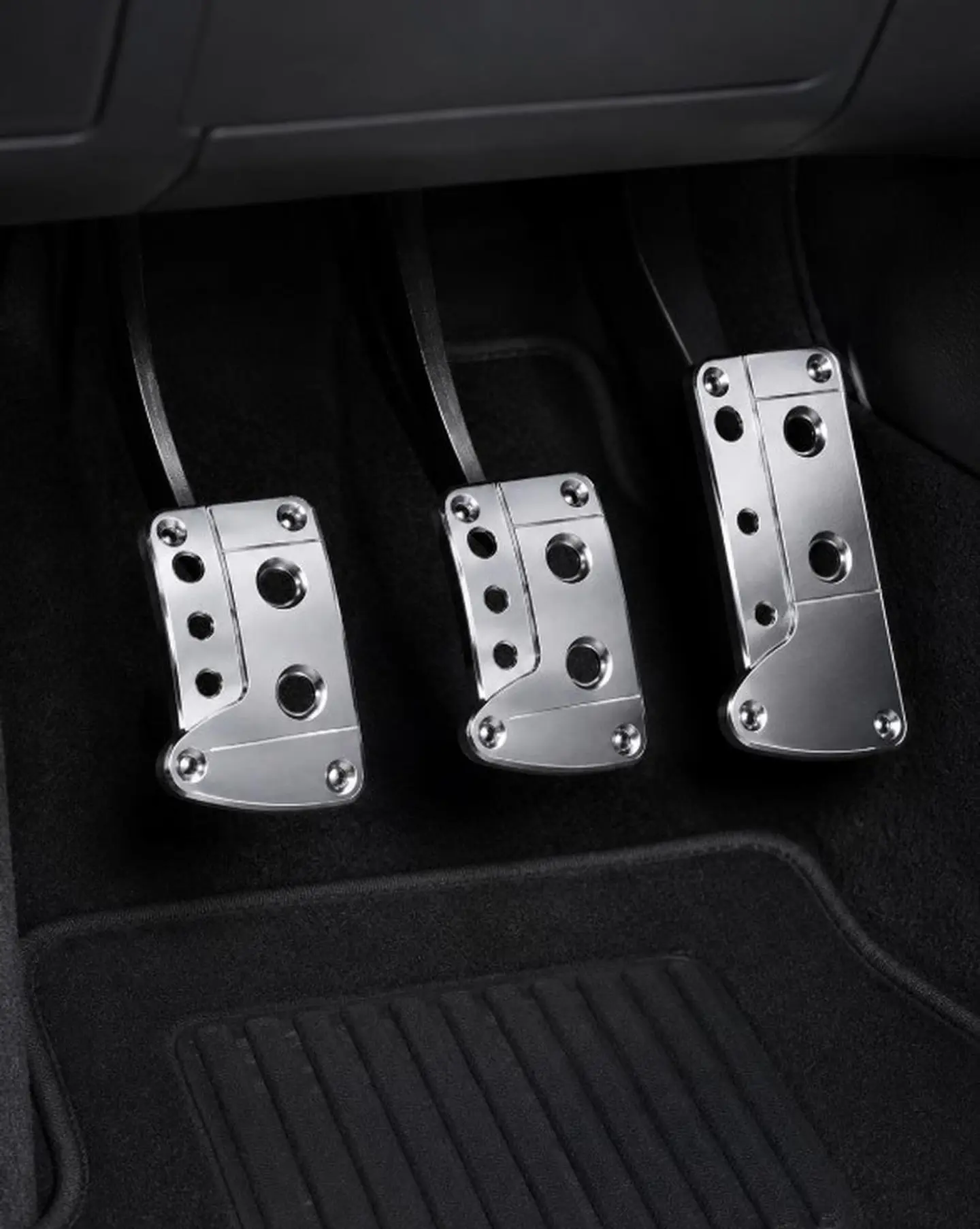 Cubrepedales Tuning Universal Racing para Auto, 3 Piezas 3