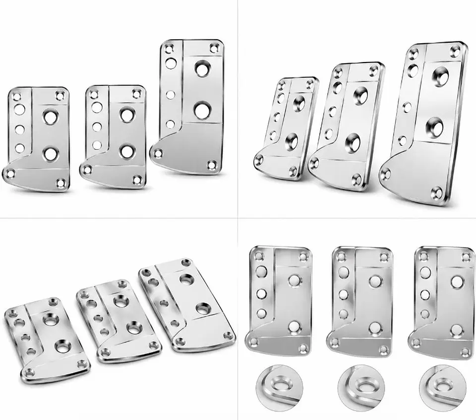 Cubrepedales Tuning Universal Racing para Auto, 3 Piezas 6