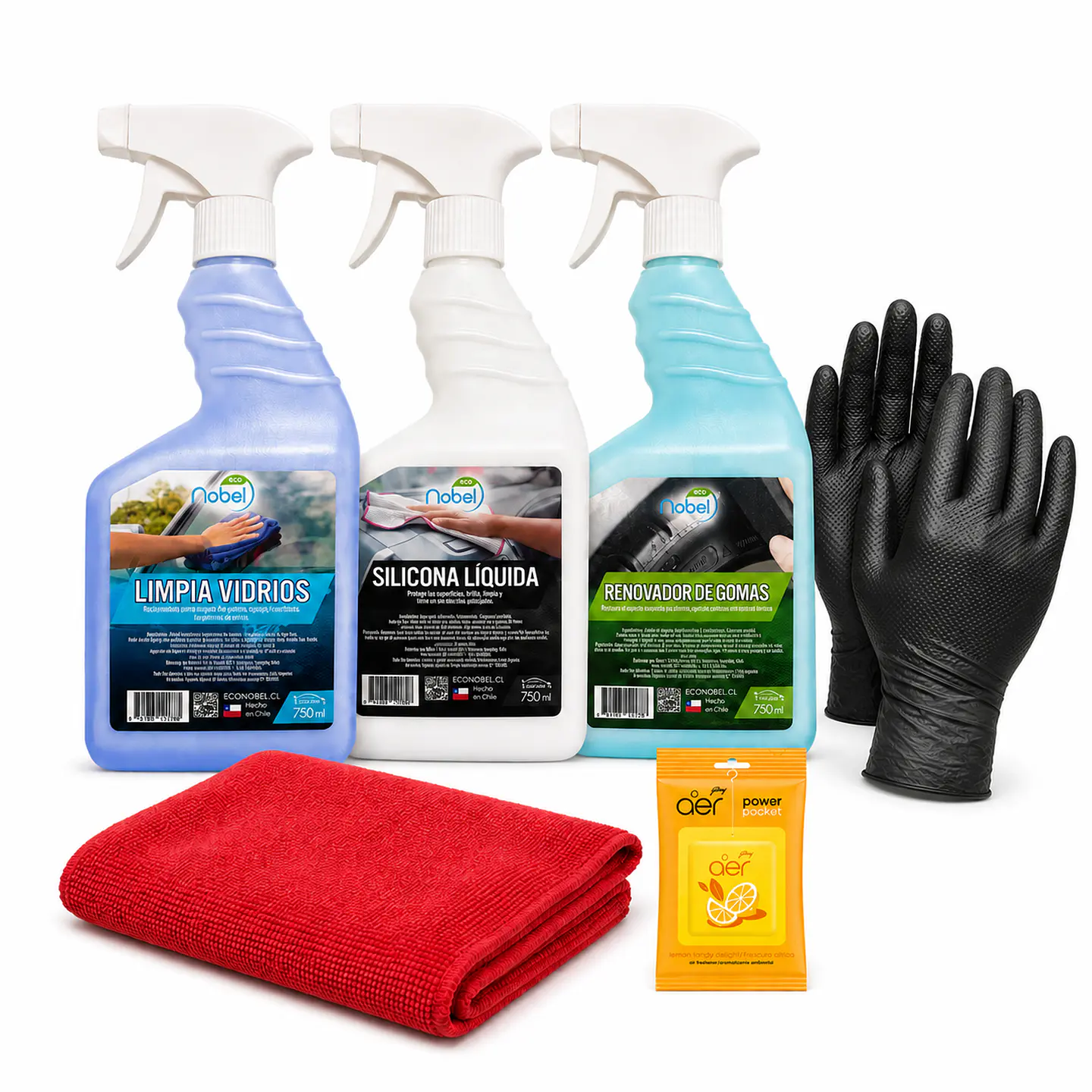 Pack kit lavado de auto con atomatizante automotriz 1