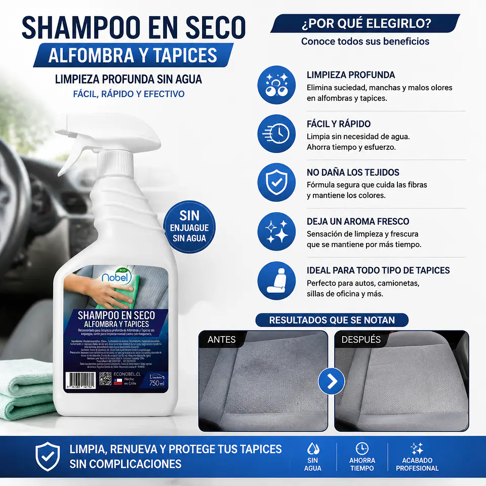 shampoo limpia lavado tapiz y alfombra en seco 3
