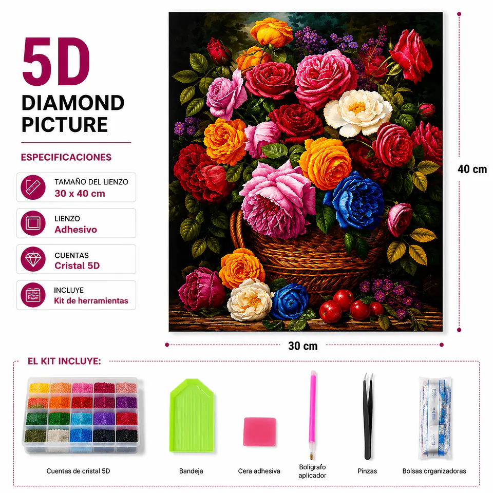 Kit De Bordado Pintura Diamante 5d diseños 8