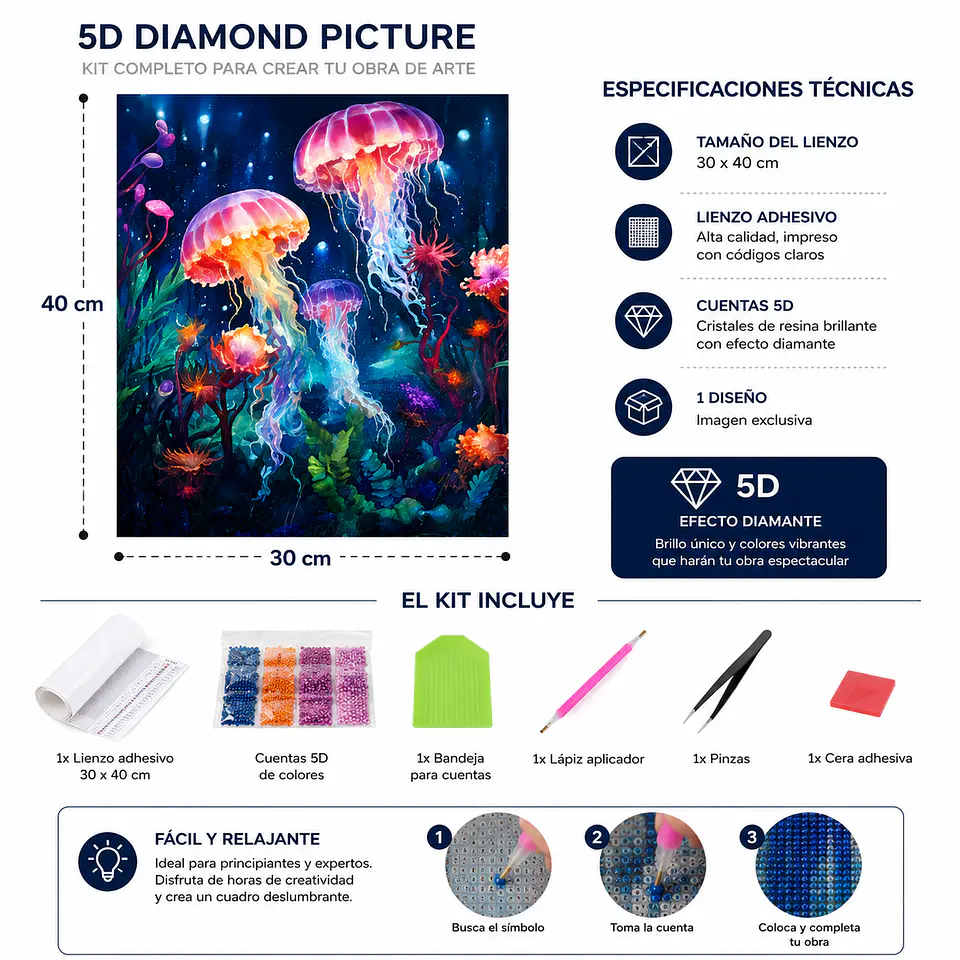 Kit De Bordado Pintura Diamante 5d diseños 11
