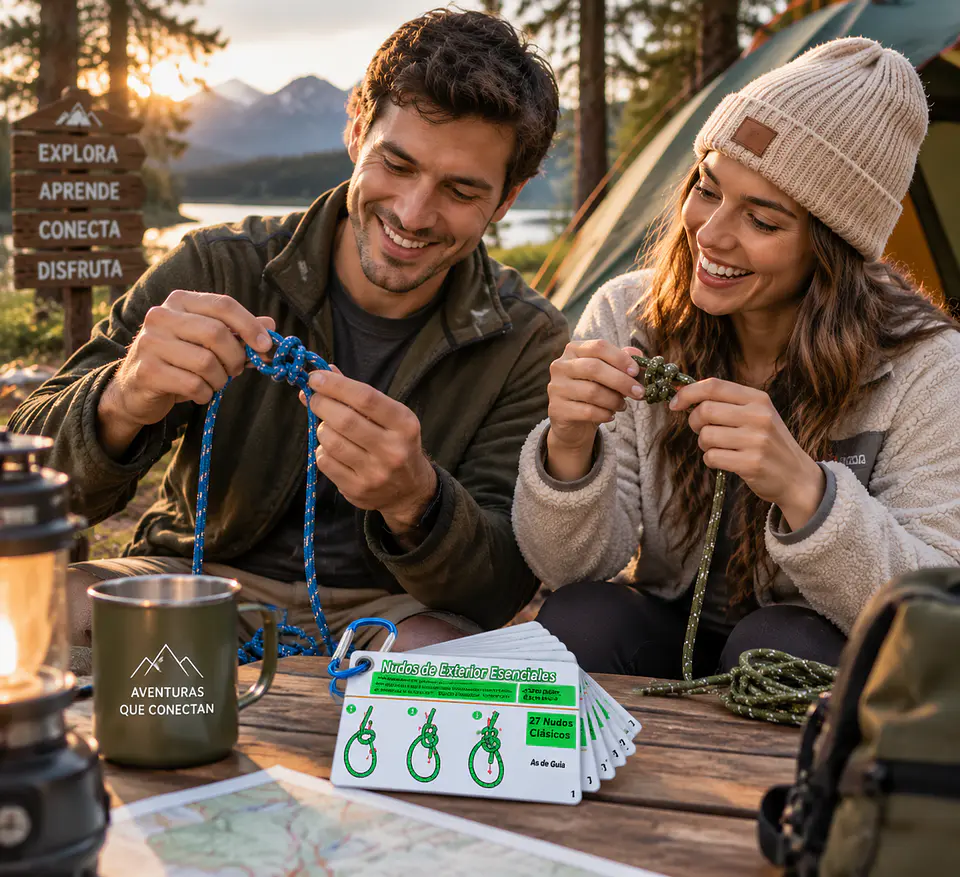 Kit guia completa de nudos para camping 2