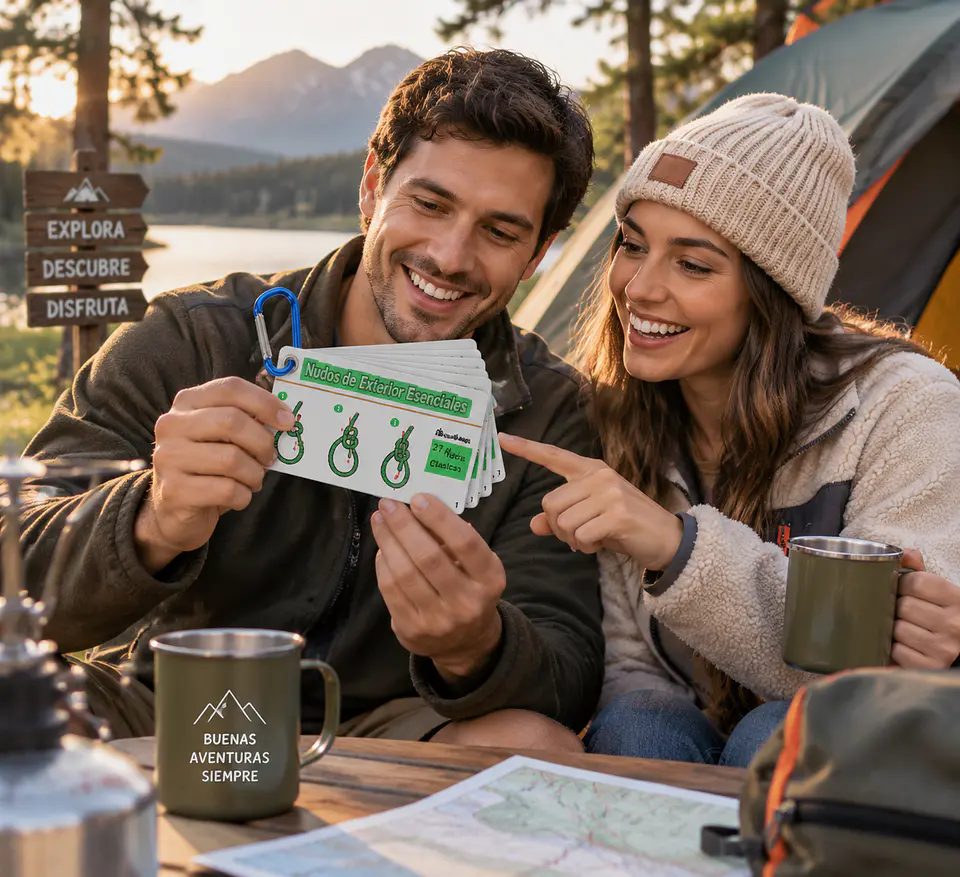 Kit guia completa de nudos para camping 3