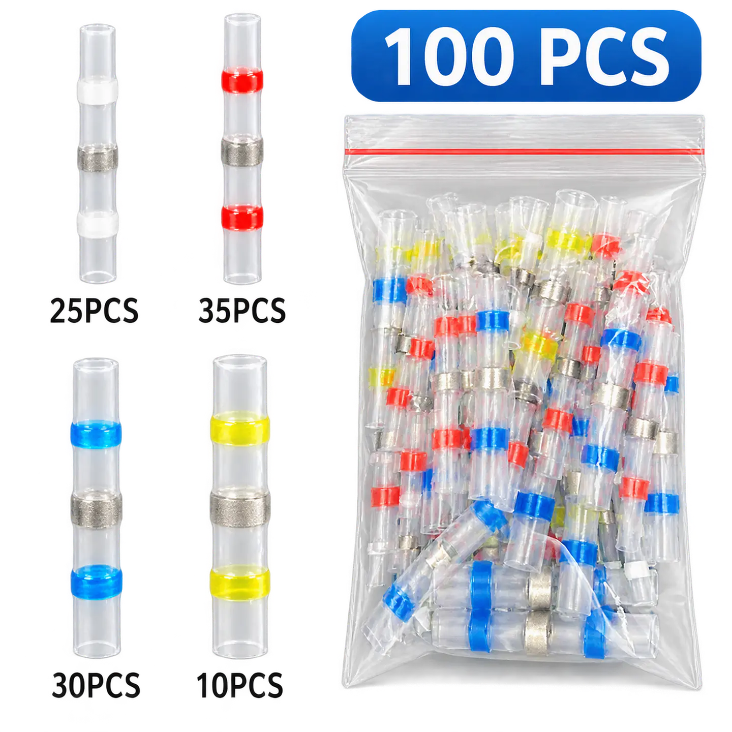 Kit Terminales Conector De Cable Eléctrico Aislado 4