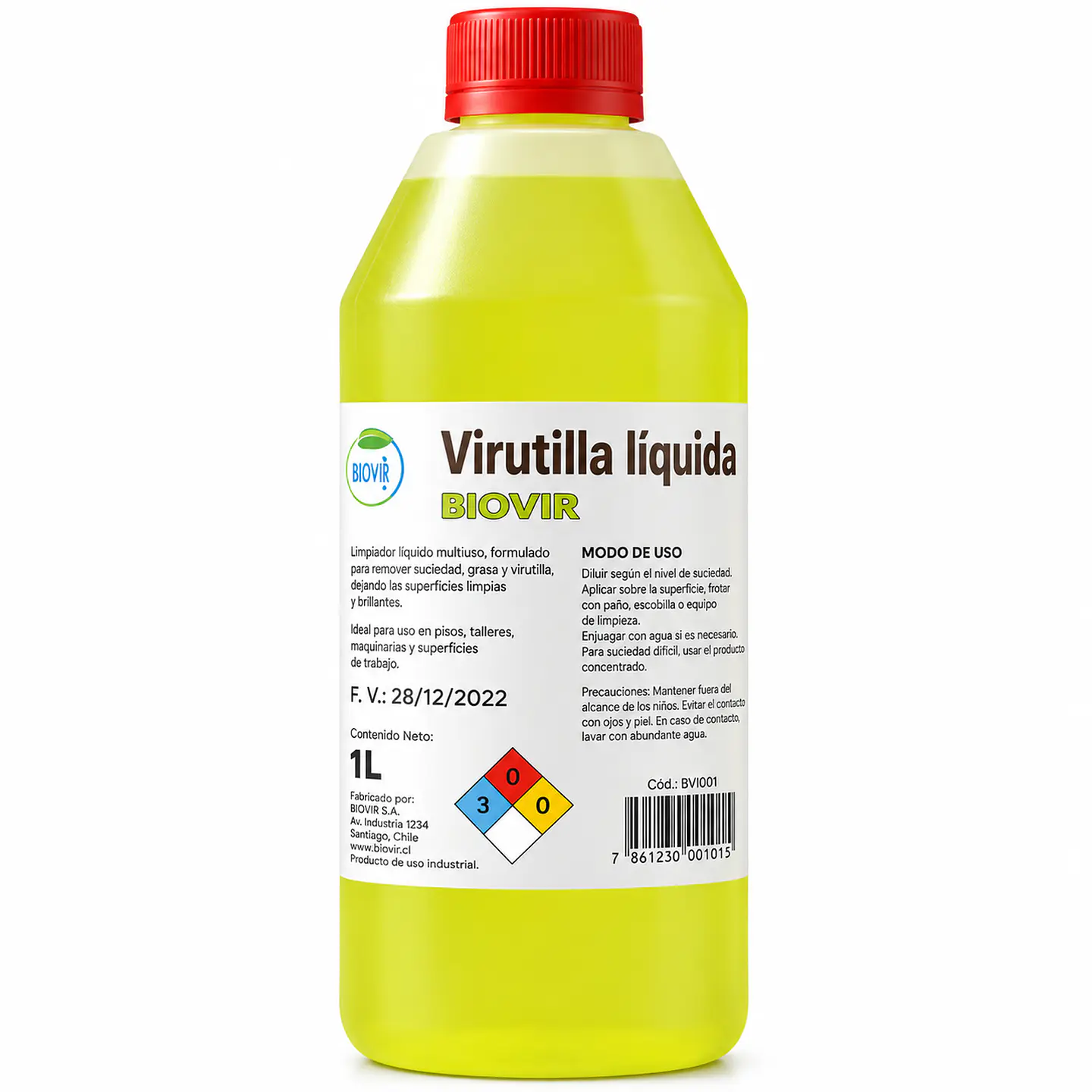 Virutilla liquida 1 litro para remover suciedad pisos de madera 1