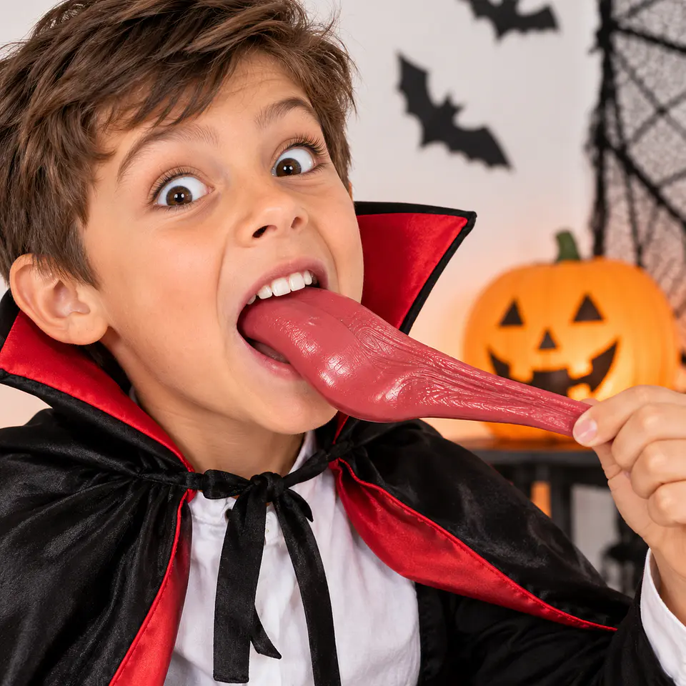 Lengua Falsa Broma Disfraz Halloween 9