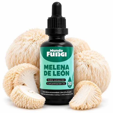 Melena De León Extracto 50 Ml Fungi Natural suplemento