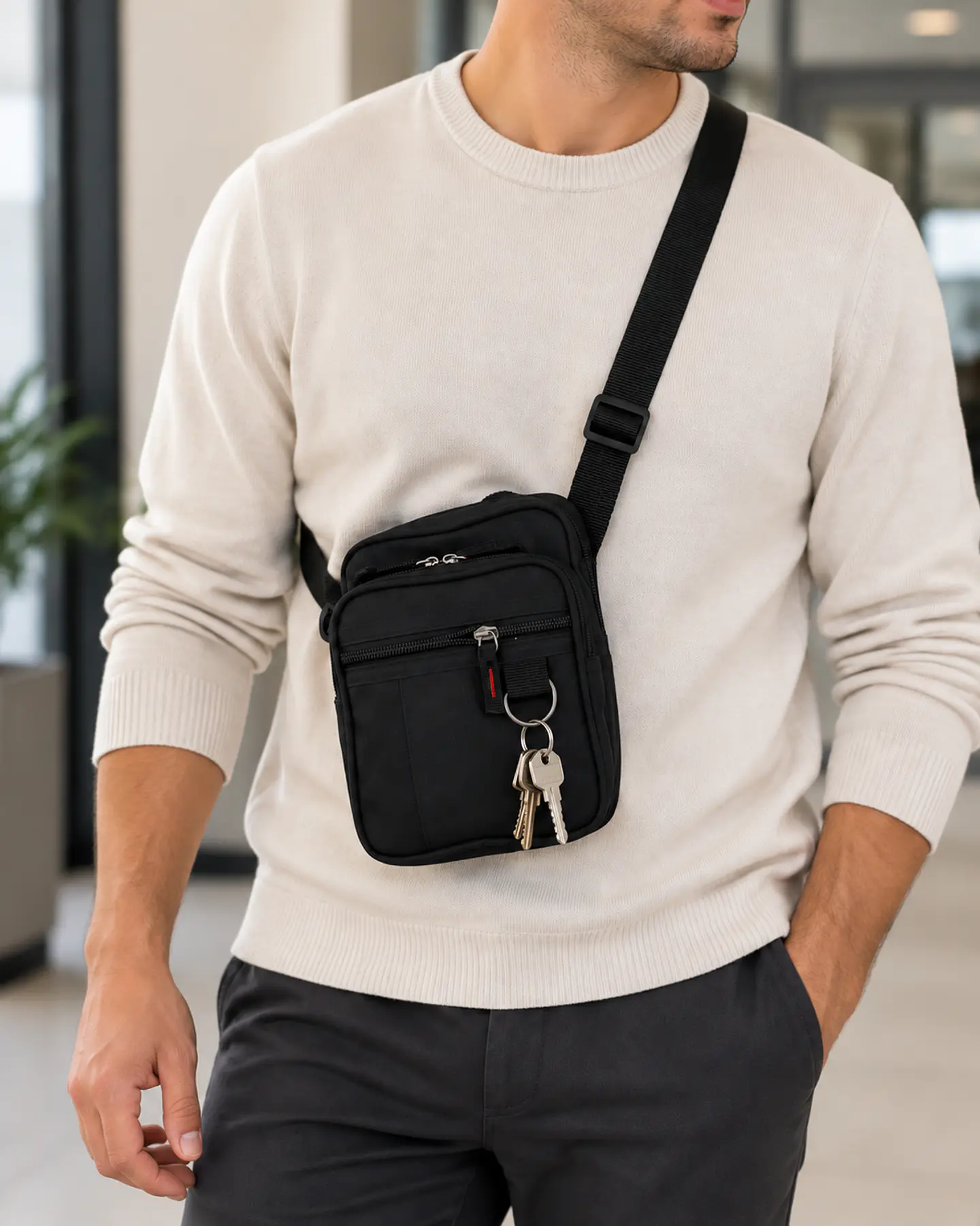 Bolso cruzado bandolera pecho morral 4