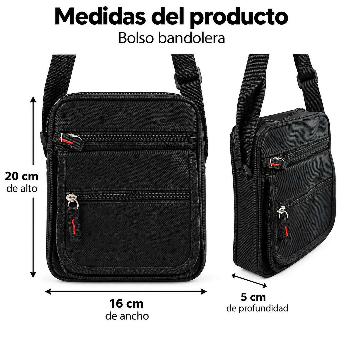 Bolso Impermeable Banano Bandolera Cruzado Unisex guardar 6