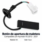 Boton Maletero Para Hyundai I10 2013-2021 Negro - Miniatura 2